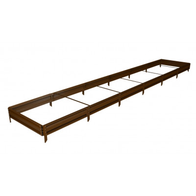 Готовая грядка Delta-Park GL 1x6 м (высота 19 см), коричневый