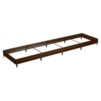 Готовая грядка Delta-Park GL 1x4 м (высота 19 см), коричневый