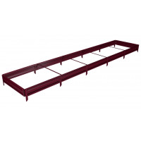 Готовая грядка Delta-Park GL 1x5 м (высота 19 см), вишневый