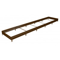 Готовая грядка Delta-Park GL 1x5 м (высота 19 см), коричневый