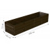 Высокая грядка Delta-Park GW 1x4 м (высота 72 см), коричневый Высокая грядка Delta-Park GW 1x4 м (высота 72 см), коричневый