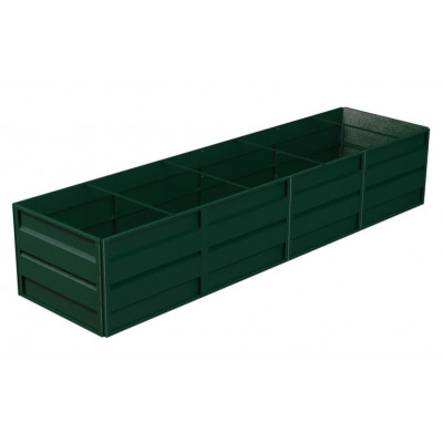 Высокая грядка Delta-Park GW 1x4 м (высота 72 см), зеленый