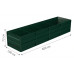 Высокая грядка Delta-Park GW 1x4 м (высота 72 см), зеленый
