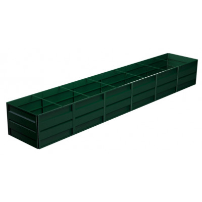 Высокая грядка Delta-Park GW 1x6 м (высота 72 см), зеленый