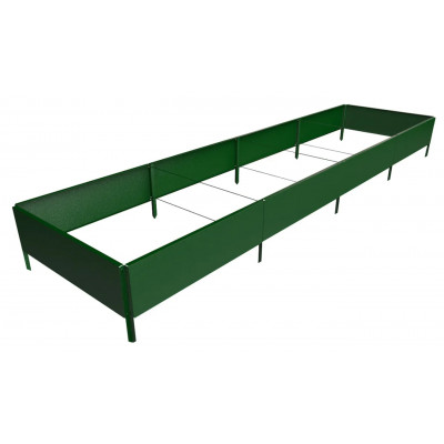 Готовая грядка Delta-Park GY 0,70x3,8 м (высота 20 см), зеленый Готовая грядка Delta-Park GY 0,70x3,8 м (высота 20 см), зеленый