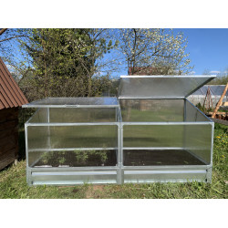 Парник из поликарбоната Delta-Park GH-S, 2 метра